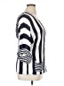 M by Michael Stars Stripes Silver Pullover Sweater Size Lg (2) - photo 4