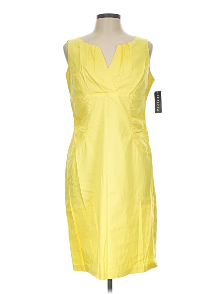 Pre-owned Agb Cocktail Dress In Yellow