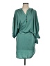 Gap 100% Polyester Solid Teal Casual Dress Size S - photo 1