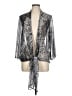 Status by Chenault 100% Polyester Silver Kimono Size L - photo 1