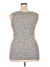 Faded Glory 100% Polyester Gray Tank Top Size 2X - photo 2