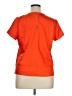 J.Crew 100% Polyester Orange Short Sleeve Top Size XL - photo 2