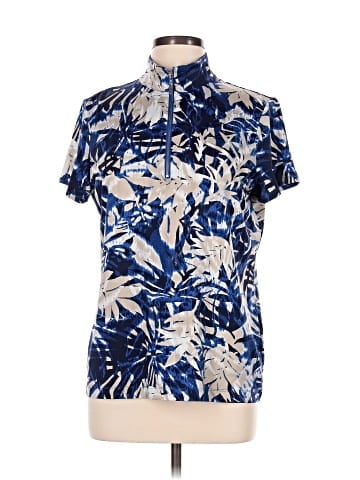 Weekends by Chico's Short Sleeve Blouse (view 1)