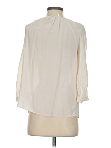 Lavender Brown 3/4 Sleeve Blouse (view 2)