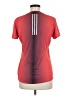 Adidas 100% Polyester Red Active T-Shirt Size M - photo 2