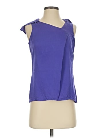 Lela Rose Sleeveless Silk Top (view 1)