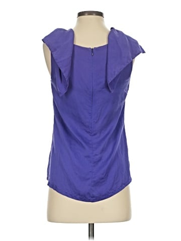 Lela Rose Sleeveless Silk Top (view 2)