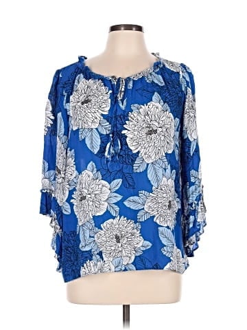 JW (JW Style) 3/4 Sleeve Blouse (view 1)