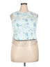Hot Topic 100% Polyester Blue Sleeveless Blouse Size 2X (2) - photo 1