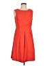 AGB Solid Orange Cocktail Dress Size 8 - photo 1
