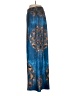Unbranded 100% Polyester Paisley Blue Casual Pants Size L - photo 5