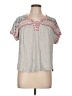 Style&Co Gray Short Sleeve Top Size L - photo 1