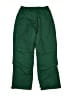 Lands' End 100% Nylon Solid Green Snow Pants Size 12 - photo 2