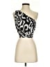 H&M 100% Polyester Black Sleeveless Top Size L - photo 1