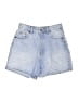 Zara Blue Denim Shorts Size 4 - photo 1