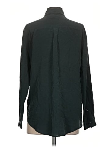 Equipment Long Sleeve Silk Top (view 2)