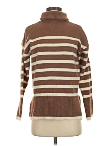 Line & Dot Turtleneck Sweater (view 1)