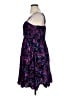 Torrid Print Purple Cocktail Dress Size 1X Plus (1) - photo 5