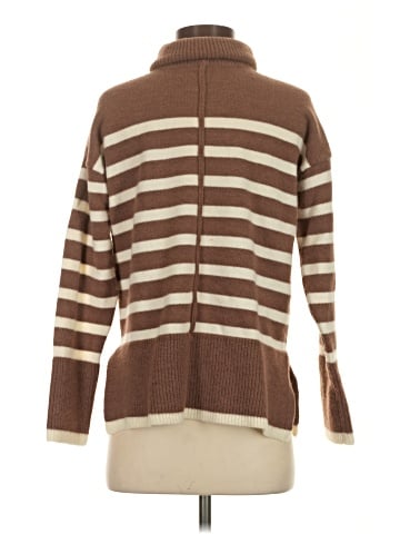 Line & Dot Turtleneck Sweater (view 2)