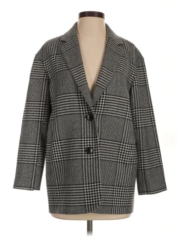 Madewell Oversized Dorset Blazer in Adkins Plaid (view 1)