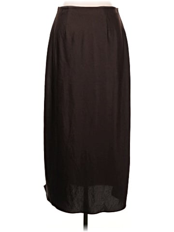 Madewell Satin Maxi Slip Skirt (view 2)
