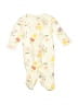 Carter's Floral Ivory Short Sleeve Onesie 3-6 MO / 6 MO - photo 2