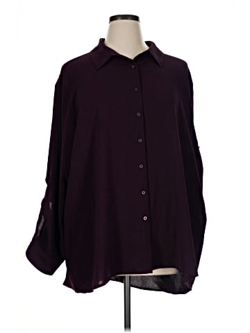 Calvin Klein Long Sleeve Blouse (view 1)