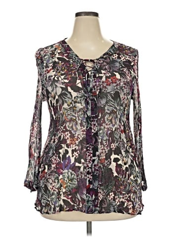 Lucky Brand Long Sleeve Blouse (view 1)