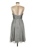 JS Collections 100% Polyester Metallic Gray Cocktail Dress Size 6 - photo 2