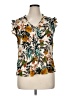 Daniel Rainn 100% Rayon Ivory Sleeveless Blouse Size XL - photo 1