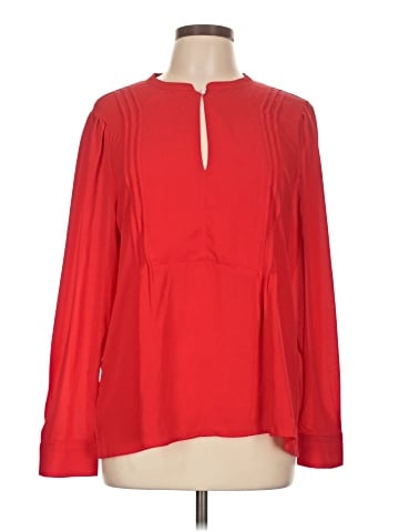 Ann Taylor Long Sleeve Blouse (view 1)