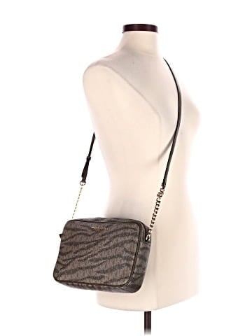MICHAEL Michael Kors Leather Crossbody Bag (view 2)