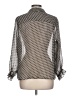 Paige Silver 3/4 Sleeve Blouse Size L - photo 2