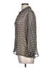 Paige Silver 3/4 Sleeve Blouse Size L - photo 5