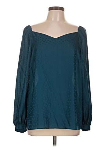 Ann Taylor Long Sleeve Blouse (view 1)