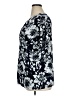Cj Banks Floral Blue Short Sleeve Blouse Size 1X - photo 5