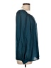 Ann Taylor 100% Polyester Teal Long Sleeve Blouse Size L - photo 4