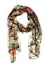 Unbranded Floral Green Scarf One size - photo 1