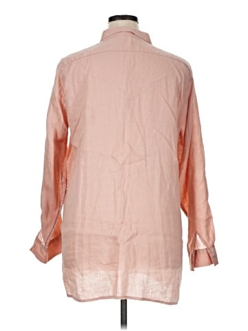 Garnet Hill Long Sleeve Button-Down Shirt (view 2)