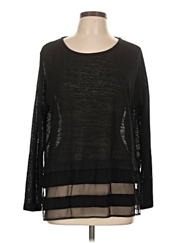 Zara W&B Collection Long Sleeve Top (view 1)
