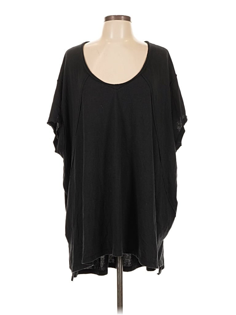Pre-owned Fp Movement 3/4 Sleeve T-shirt In Black