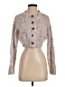 Double Zero Tweed Tan Cardigan Size S - photo 1