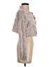 Double Zero Tweed Tan Cardigan Size S - photo 4