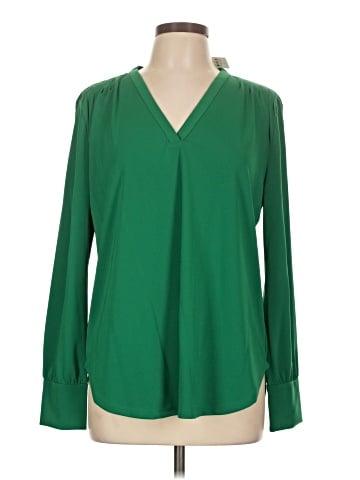 Ann Taylor Factory Long Sleeve Blouse (view 1)