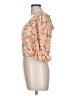 Sienna Sky 100% Polyester Orange 3/4 Sleeve Blouse Size L - photo 5