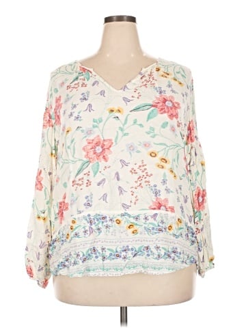 Old Navy 3/4 Sleeve Blouse (view 1)