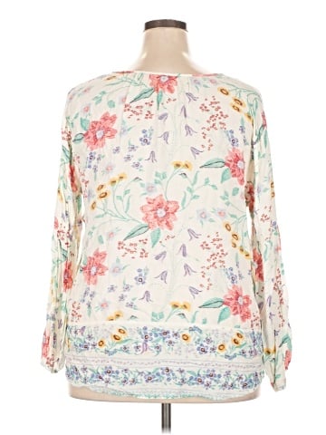 Old Navy 3/4 Sleeve Blouse (view 2)