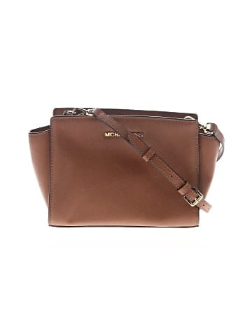 MICHAEL Michael Kors Leather Crossbody Bag (view 1)