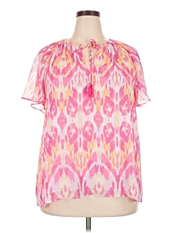 Lane Bryant Short Sleeve Blouse (view 1)