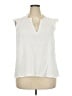Torrid 100% Cotton White Sleeveless Blouse Size 2X Plus (2) - photo 1